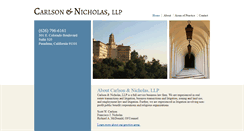 Desktop Screenshot of carlsonnicholas.com